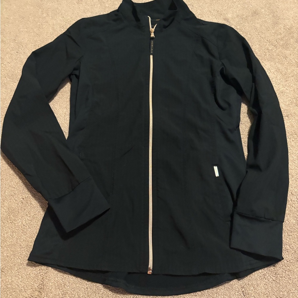 Cherokee black scrub jacket size xs